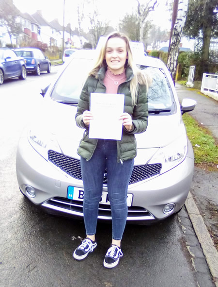 Driving lesson in Belmont